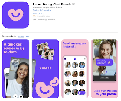 Badoo dating app