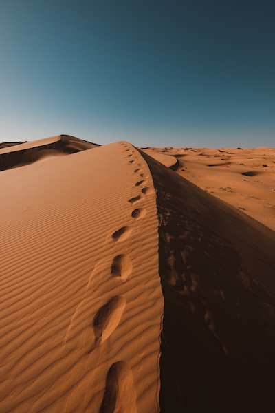 Sahara scenery - a part of Algerian culture like its neighbor