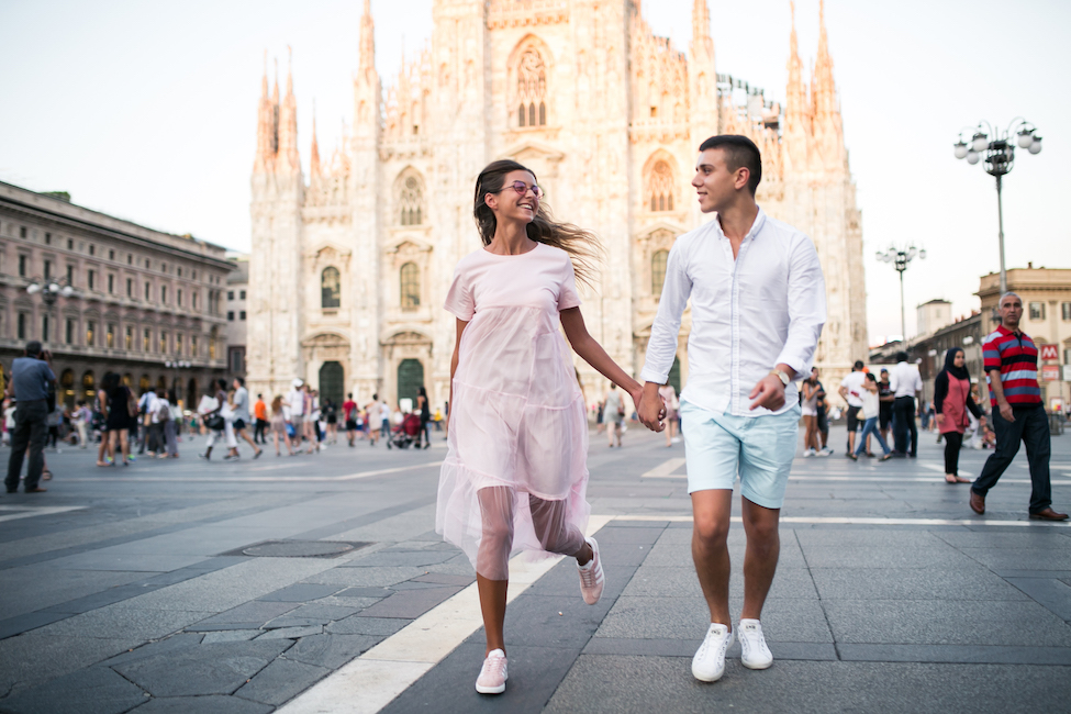 europe couple in Milano