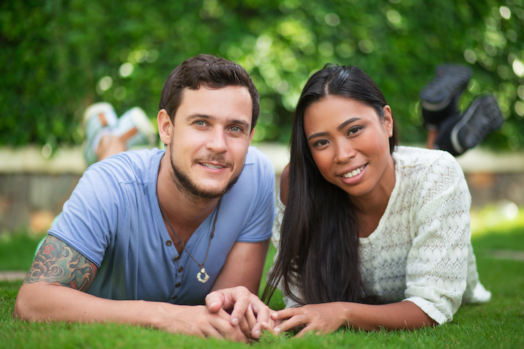 Latino couple