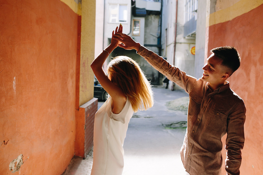 dancing couple