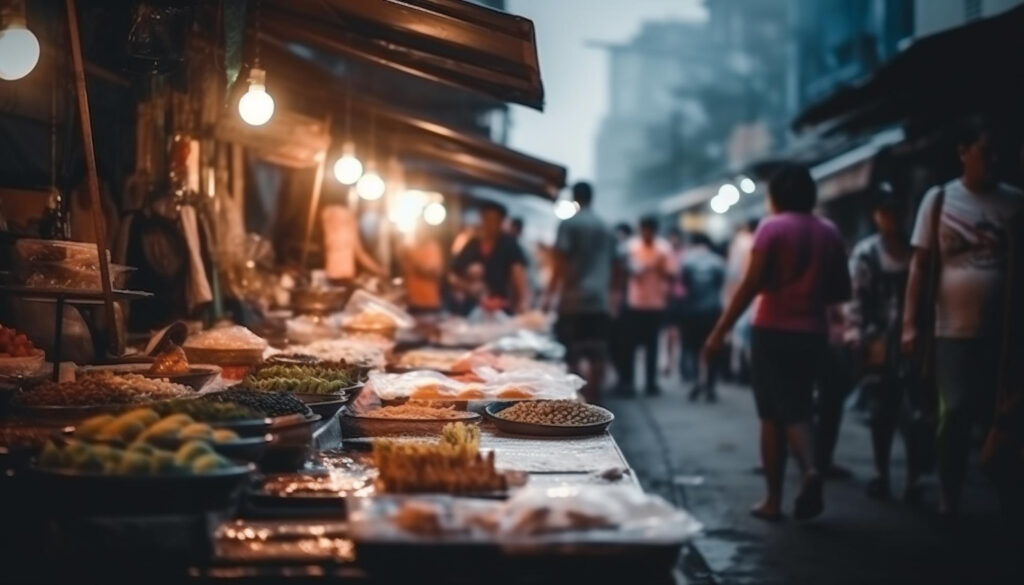 Food markets in Malaysia make great date destinations